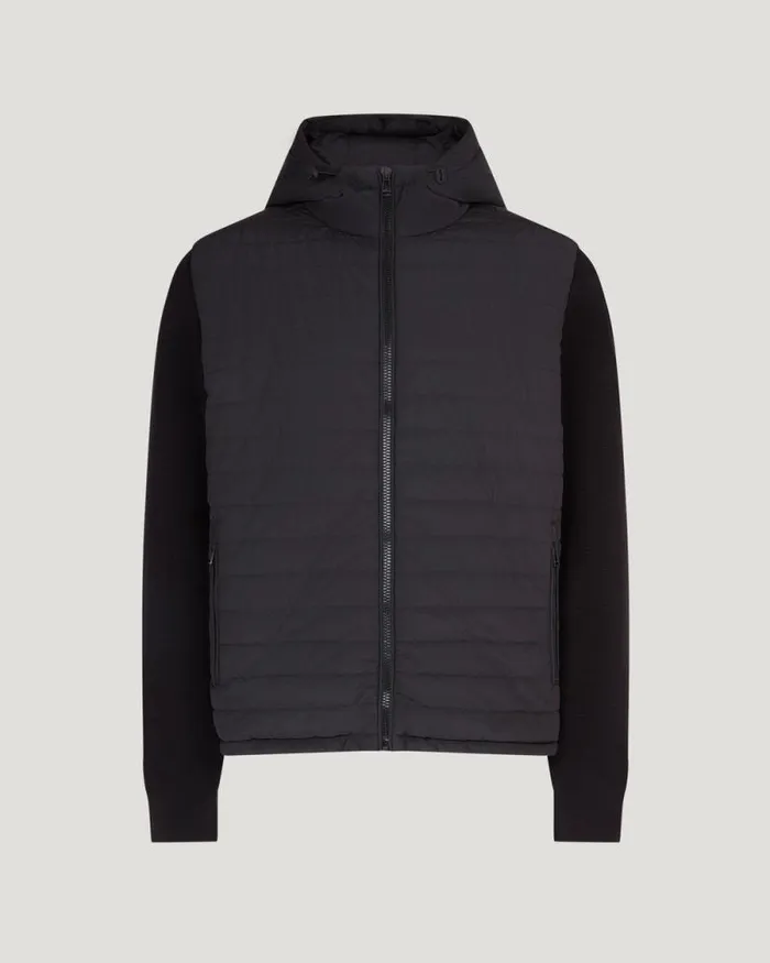 Knitwear Men Belstaff Vert Full Zip Cardigan Black