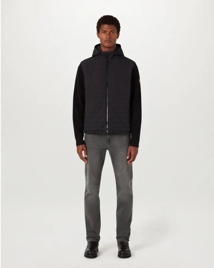 Knitwear Men Belstaff Vert Full Zip Cardigan Black