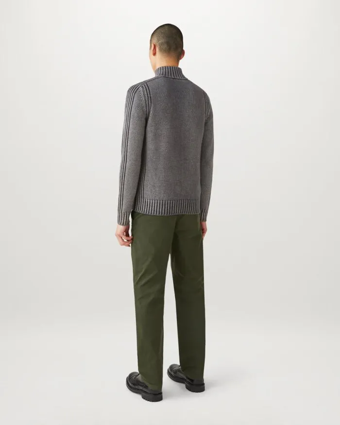 Knitwear Men Belstaff Watch Zip Cardigan Forge Grey Knitwear Men Belstaff Watch Zip Cardigan Forge Grey