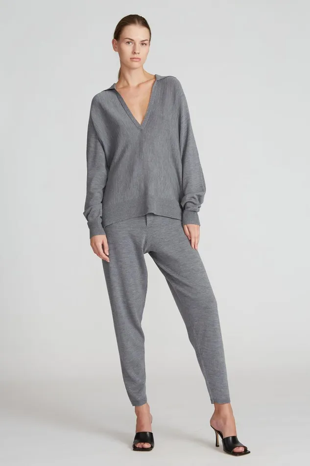Knitwear Women Halston Frankie Sweater Medium Heather Grey