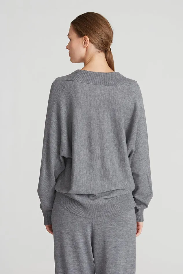 Knitwear Women Halston Frankie Sweater Medium Heather Grey