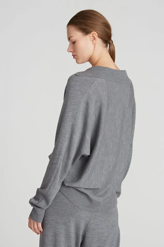 Knitwear Women Halston Frankie Sweater Medium Heather Grey
