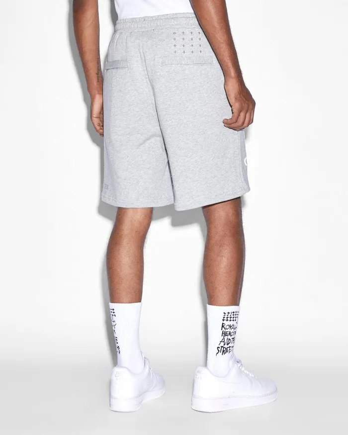 Ksubi 1999 42154 Trak Short Grey Marle Mens Sweats