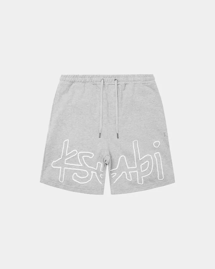 Ksubi 1999 42154 Trak Short Grey Marle Mens Sweats