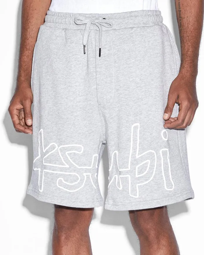 Ksubi 1999 42154 Trak Short Grey Marle Mens Sweats