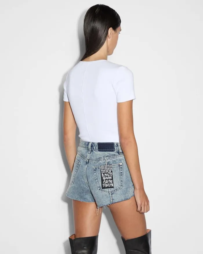 Ksubi 2 Charm Ss Tee White Womens Tops