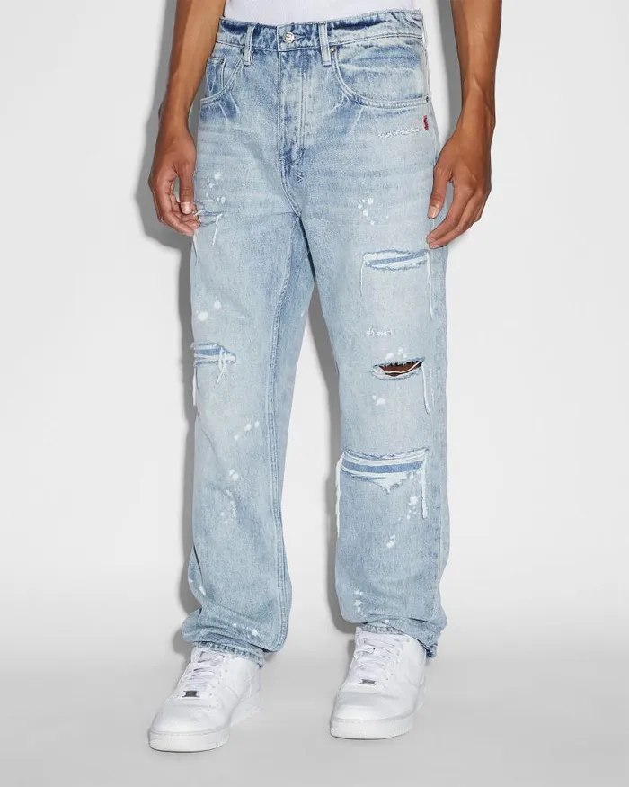Ksubi Anti K Canal Street Blue Mens Relaxed