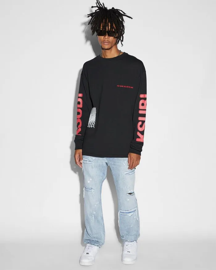 Ksubi Anti K Canal Street Blue Mens Relaxed