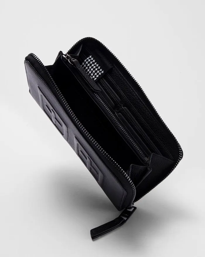 Ksubi Bank Zip Wallet Tbox Black Mens Wallets