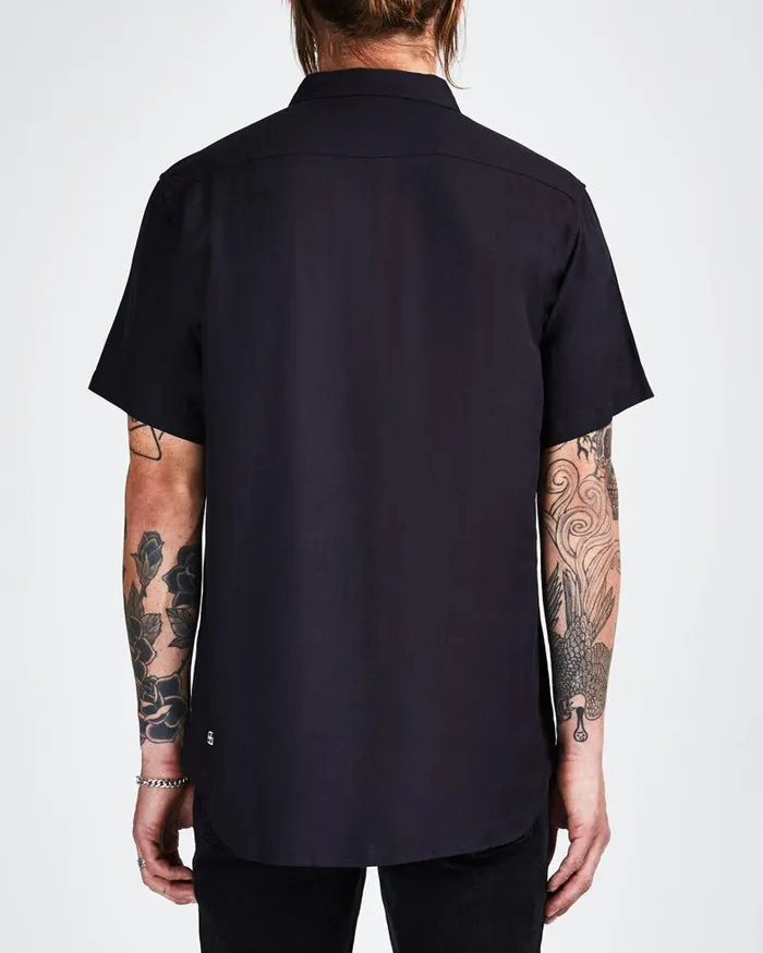 Ksubi Bring Back Life Ss Shirt Black Mens Shirts