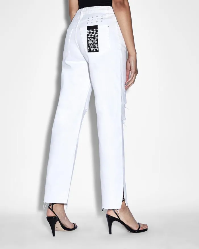Ksubi Brooklyn Jean Blanc Sliced Womens Straight