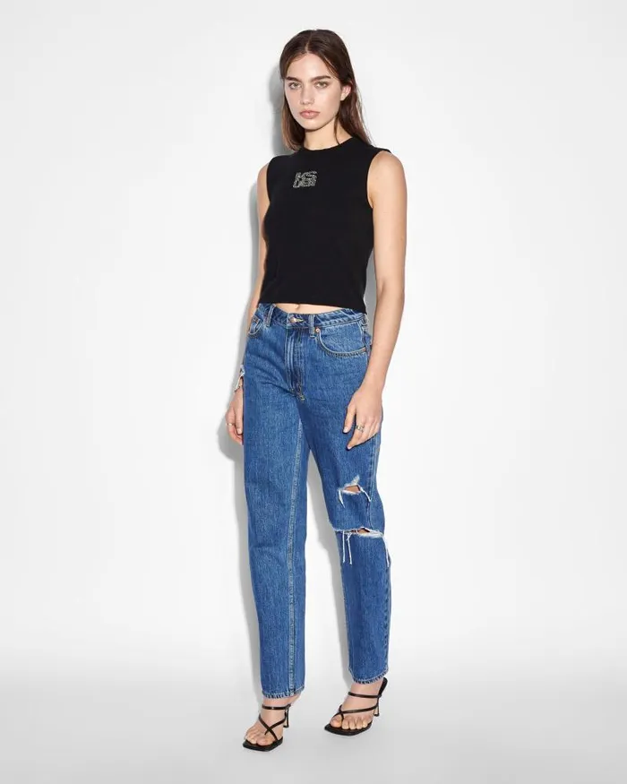 Ksubi Brooklyn Jean Moody Trashed Womens Straight