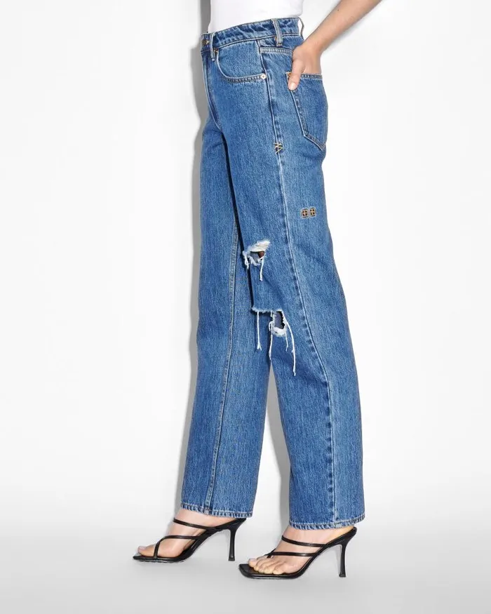 Ksubi Brooklyn Jean Moody Trashed Womens Straight
