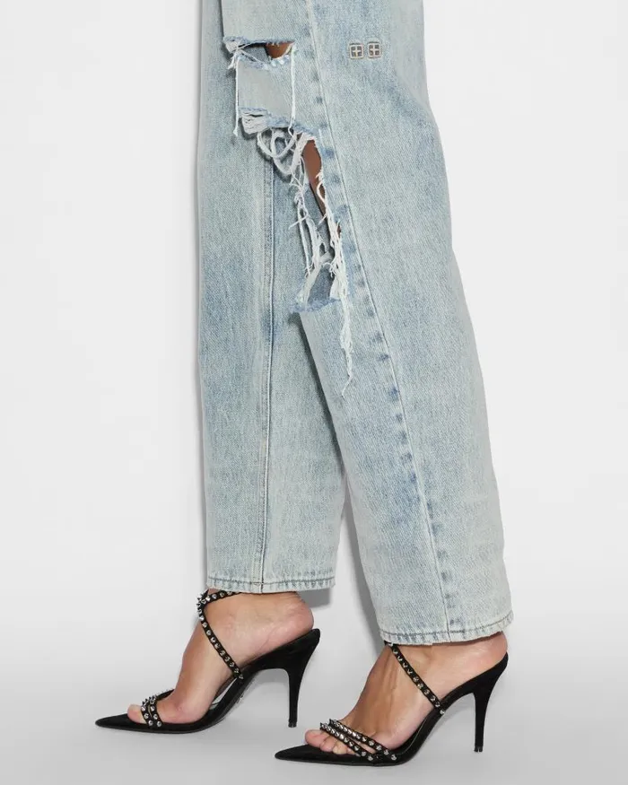 Ksubi Brooklyn Jean Worn Thrashed Womens Straight