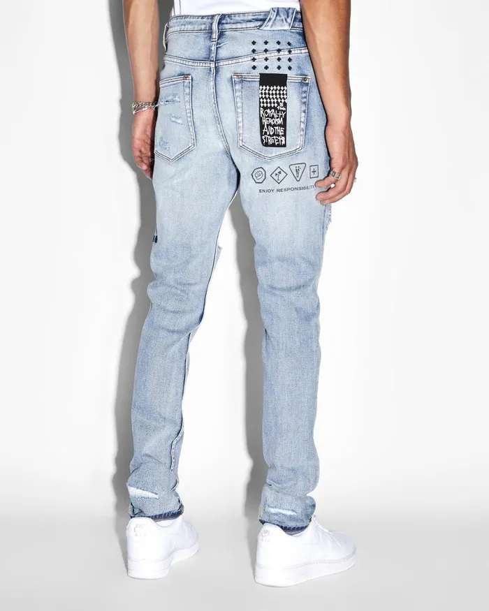 Ksubi Chitch Enjoy Trashed Mens Skinny