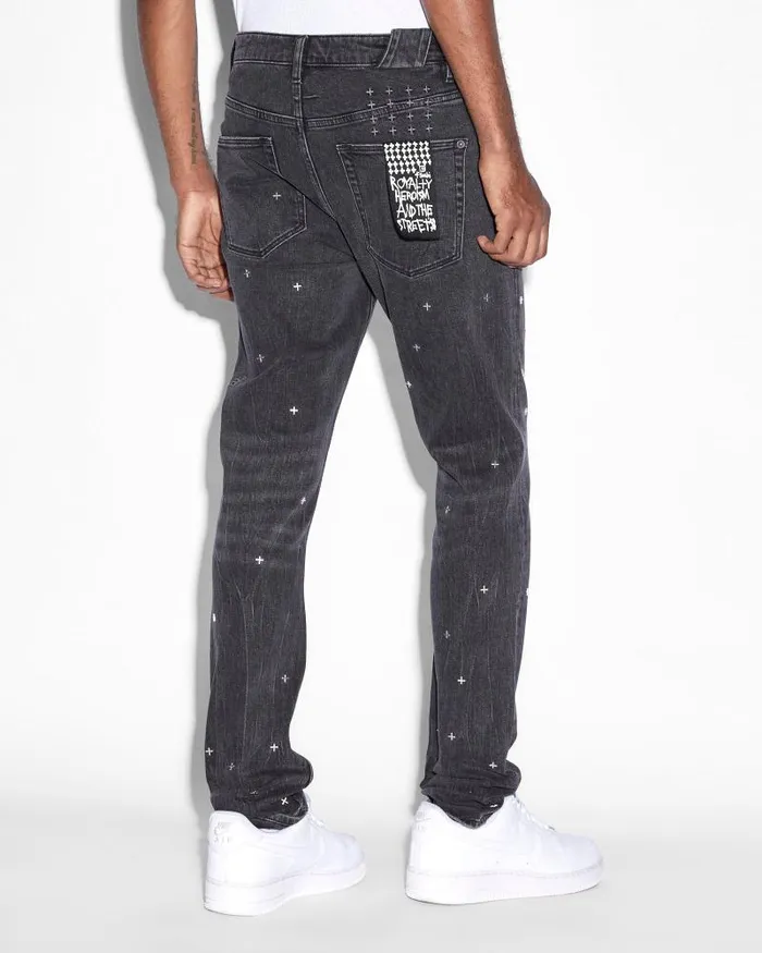 Ksubi Chitch Metalik Black Mens Skinny