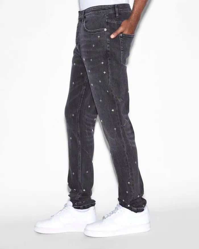 Ksubi Chitch Metalik Black Mens Skinny