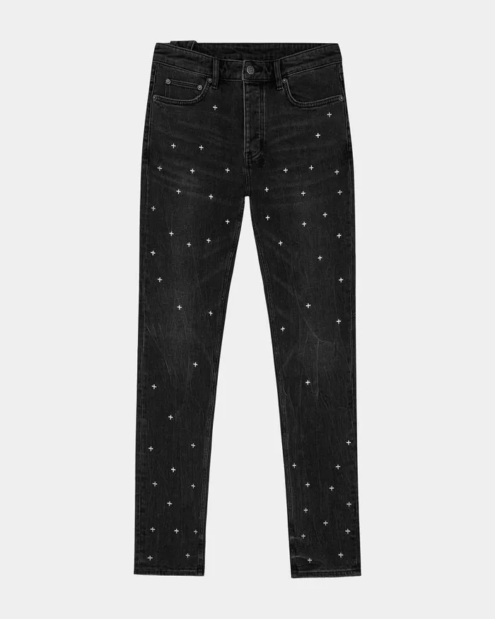 Ksubi Chitch Metalik Black Mens Skinny