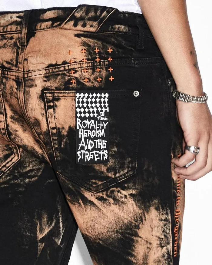 Ksubi Chopper Short Hellfire Mens Denim Shorts