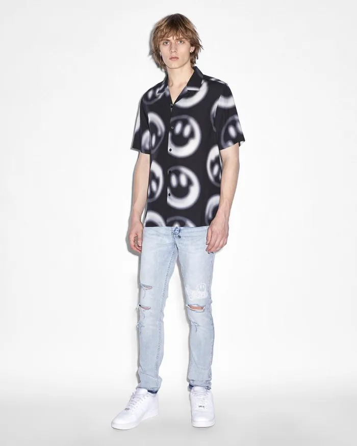 Ksubi Happy Resort Ss Shirt Black Mens Shirts
