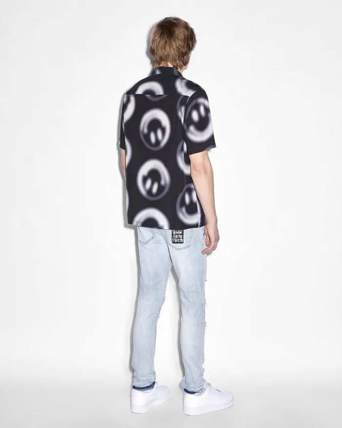 Ksubi Happy Resort Ss Shirt Black Mens Shirts