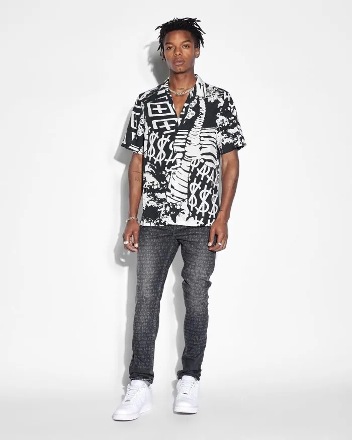 Ksubi Ikonik Resort Ss Shirt Multi Mens Shirts