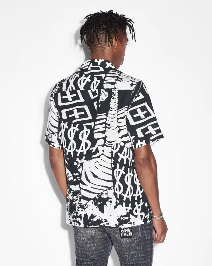 Ksubi Ikonik Resort Ss Shirt Multi Mens Shirts