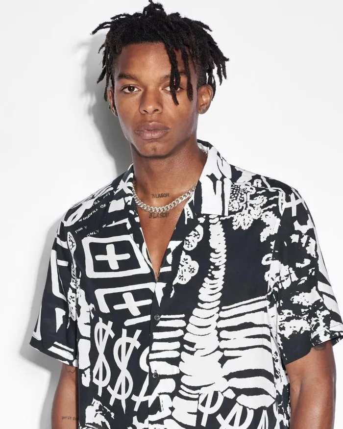Ksubi Ikonik Resort Ss Shirt Multi Mens Shirts