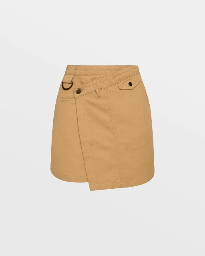 Ksubi Kommand Cargo Skirt Caramel Womens Denim Skirts