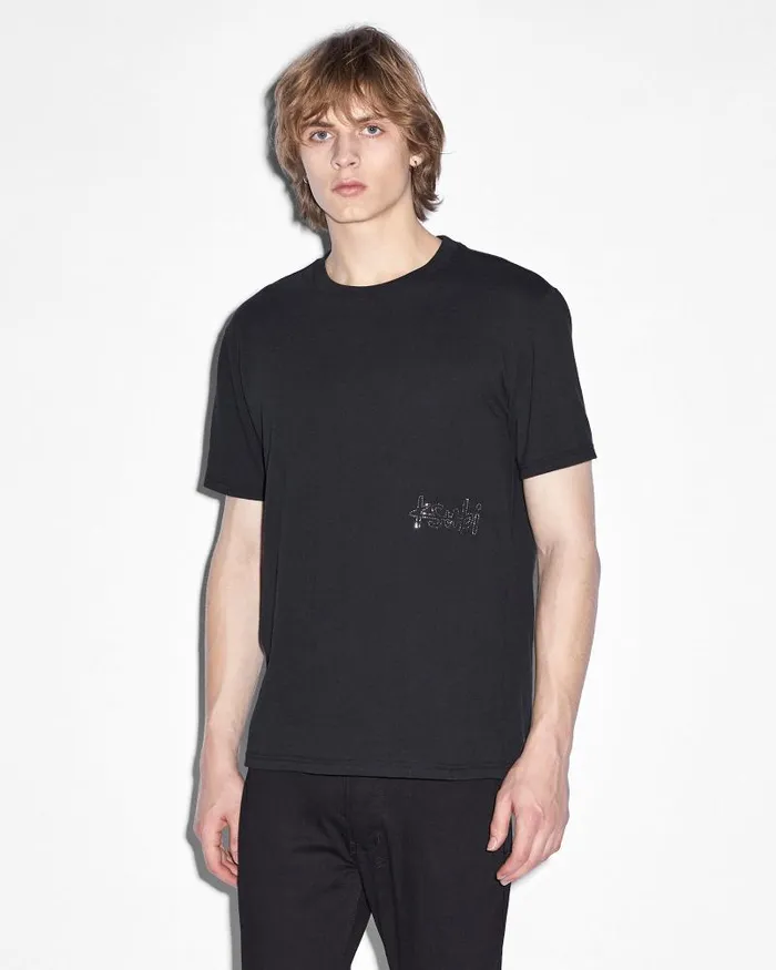 Ksubi Krystal Bling Kash Ss Tee Black Mens TShirts