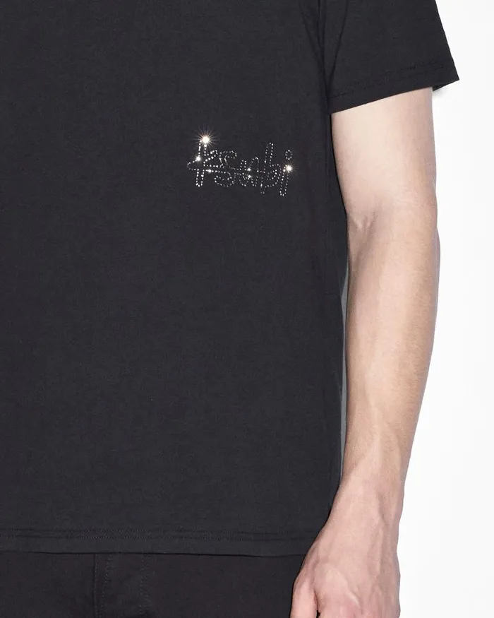Ksubi Krystal Bling Kash Ss Tee Black Mens TShirts