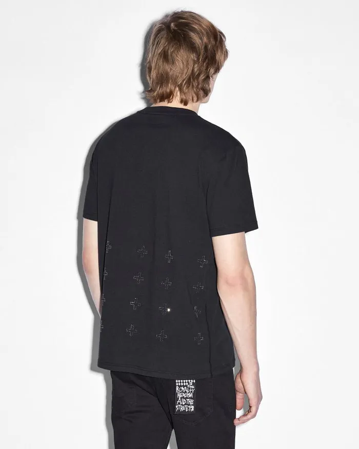 Ksubi Krystal Bling Kash Ss Tee Black Mens TShirts