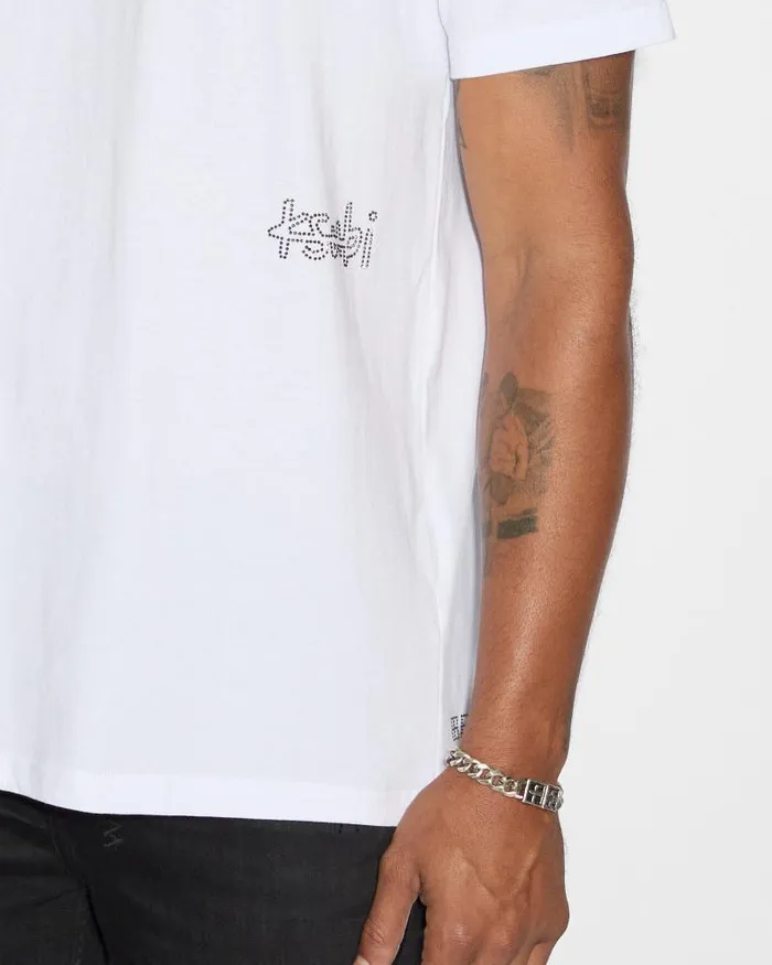 Ksubi Krystal Bling Kash Ss Tee White Mens TShirts