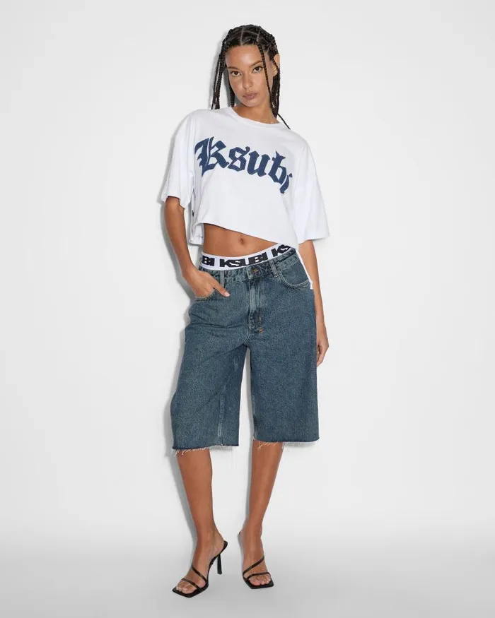 Ksubi Low Rider Short Subway Womens Denim Shorts