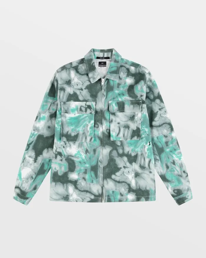 Ksubi Program Ls Shirt Green Dye Mens Shirts