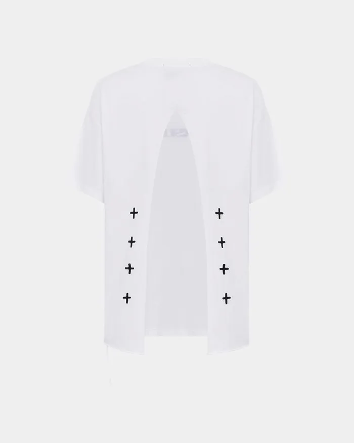 Ksubi Sott Og Ss Tee Sliced White Womens Tops