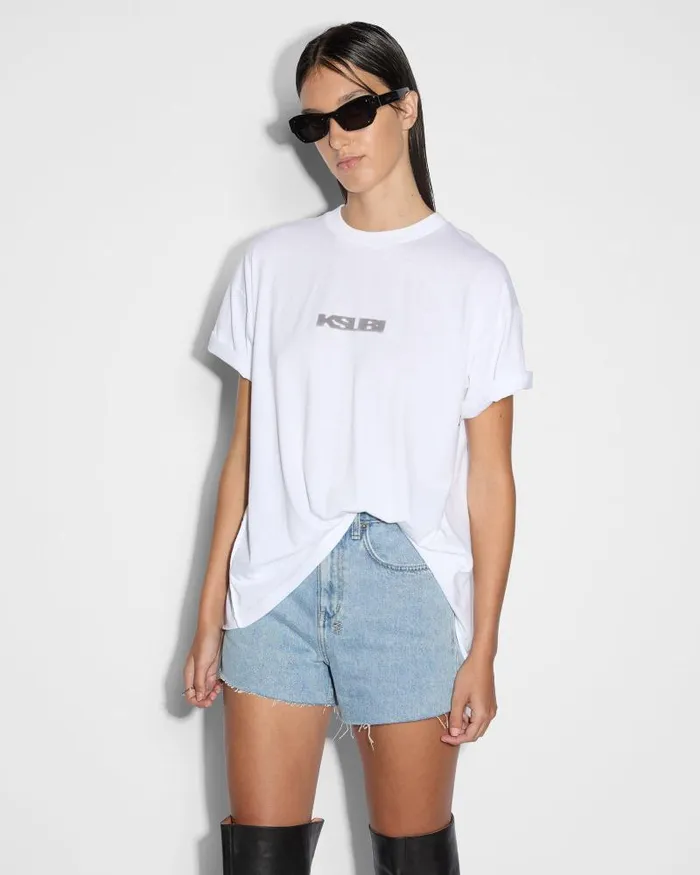 Ksubi Sott Og Ss Tee Sliced White Womens Tops