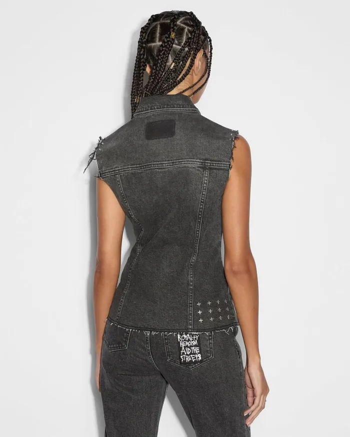 Ksubi Spark Vest Lovestruck Womens Tops