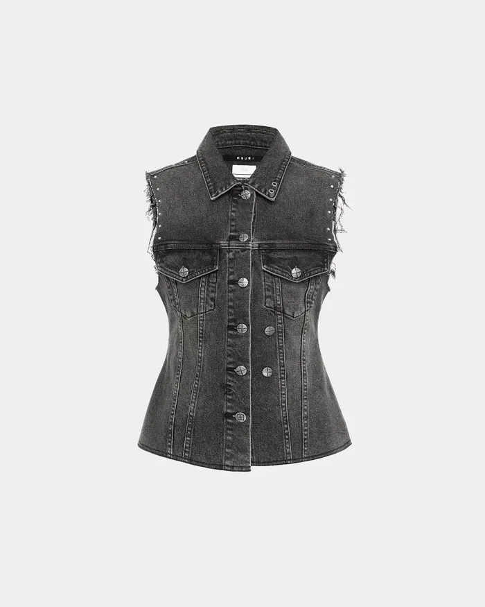 Ksubi Spark Vest Lovestruck Womens Tops