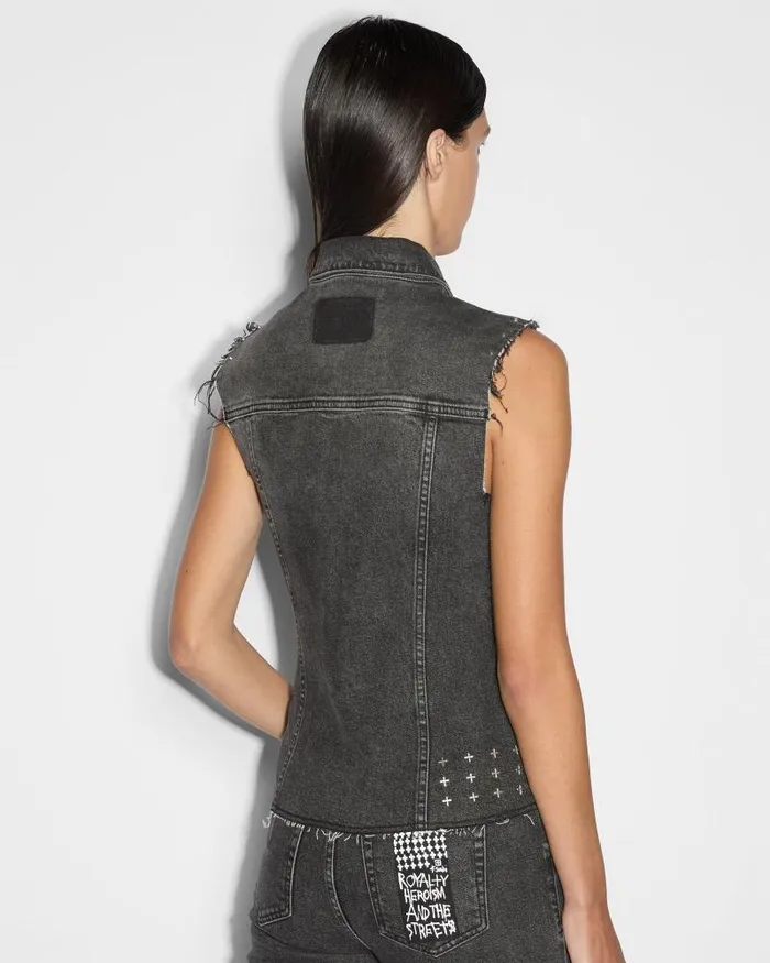Ksubi Spark Vest Lovestruck Womens Tops