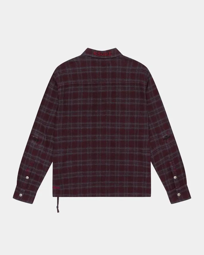 Ksubi Spliced 999 Ls Shirt Half Tone Mens Shirts
