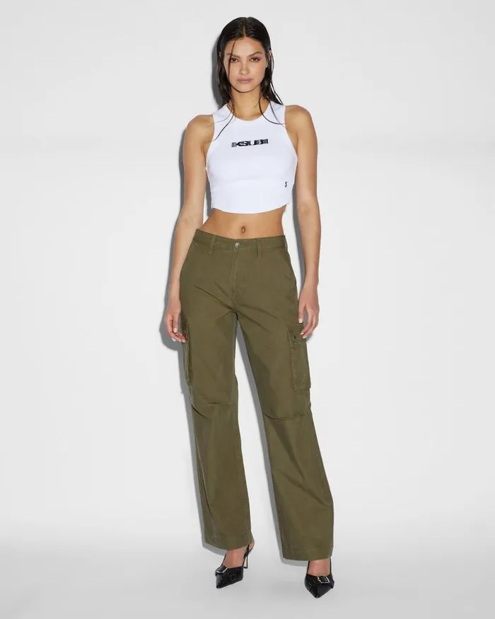 Ksubi Squad Cargo Khaki Womens Pants