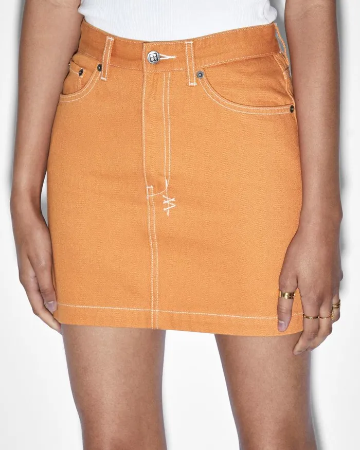Ksubi Super X Mini Flame Womens Denim Skirts