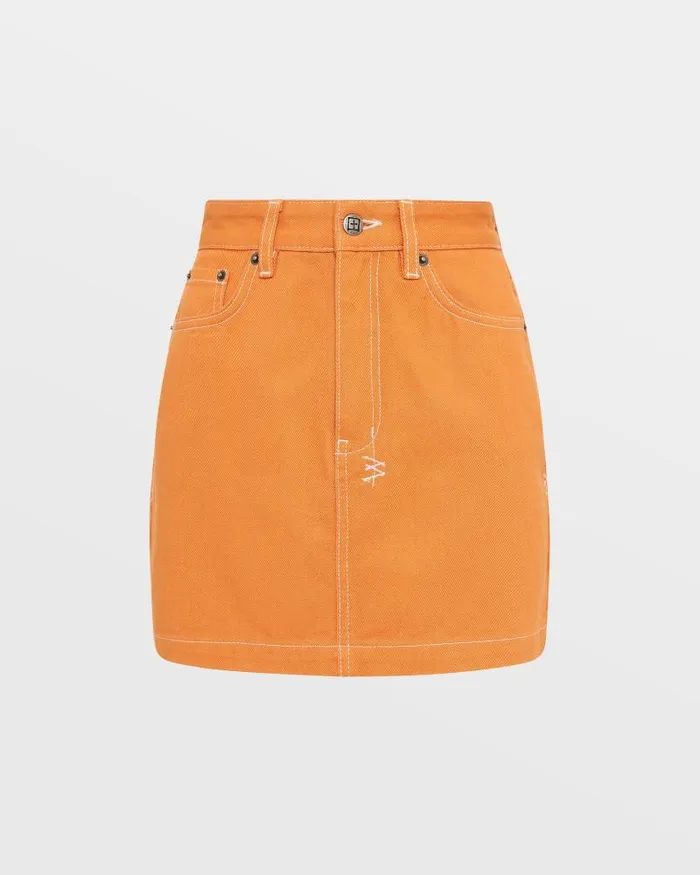 Ksubi Super X Mini Flame Womens Denim Skirts