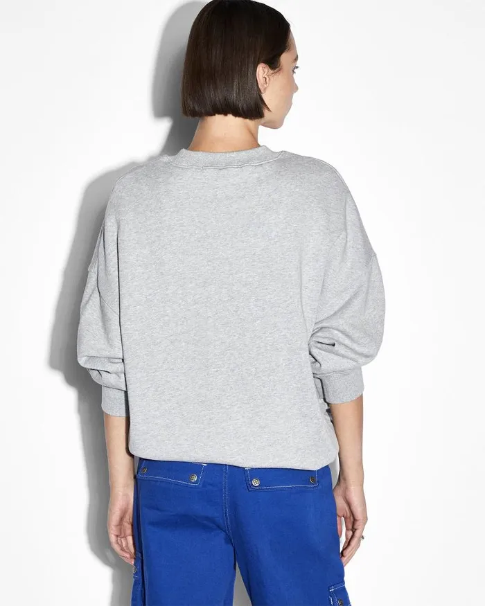 Ksubi Supernet Oh G Crew Grey Marle Womens Sweats