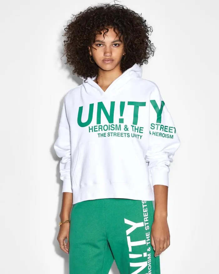 Ksubi Unity Slouch Hoodie White Womens Sweats