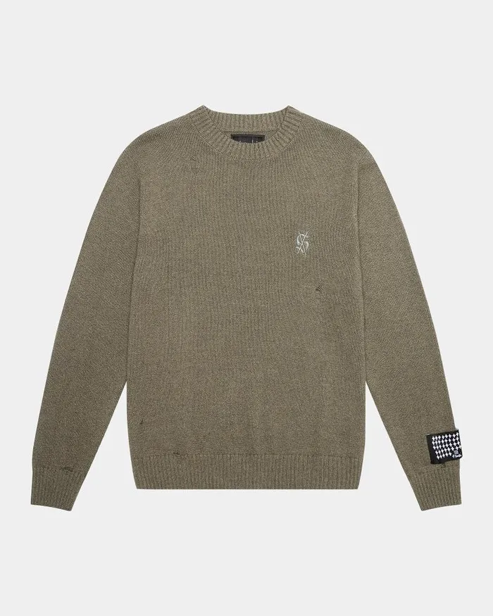 Ksubi Vintage Dollar Knit Crew Surplus Mens Knits