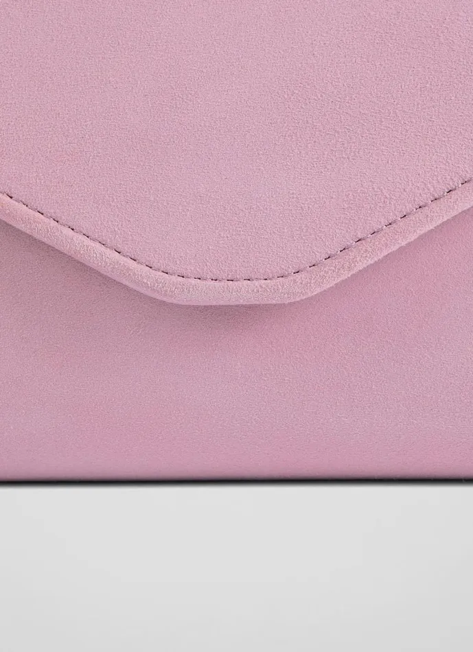 LKBennett Clutch Bags Women Dominica Lilac Suede Clutch Bag LKBennett Clutch Bags Women Dominica Lilac Suede Clutch Bag