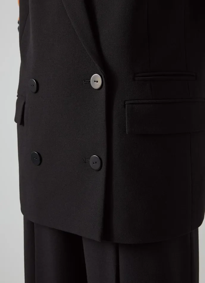 LKBennett Coats and Jackets Women Eva Black Longline Waistcoat