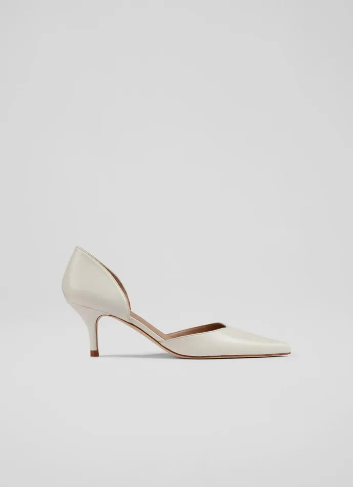 LKBennett Court Shoes Women Harley Cream Leather D039Orsay Courts